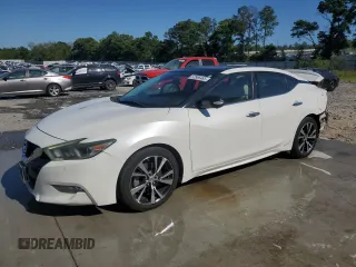 2016 Nissan Maxima 3.5 SV with VIN 1N4AA6AP3GC387626, listed as a Copart auction lot 52566485 with 120,324 mi miles and Salvage Title. Bid and sale history available at carsss.com. Image 1.