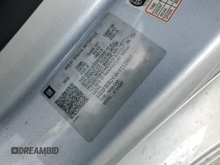 2019 Chevrolet Camaro 1LT with VIN 1G1FB3DX4K0112857, listed as a Copart auction lot 76253744 with 55,479 mi miles and Salvage Title. Bid and sale history available at carsss.com. Image 14.