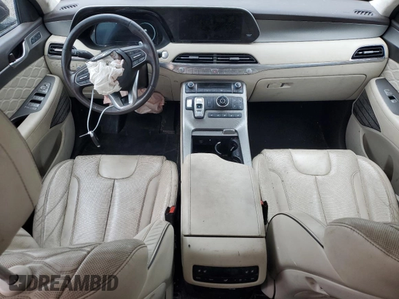 2020 Hyundai Palisade Limited with VIN KM8R5DHE0LU066511, listed as a Copart auction lot 58462025 with 97,295 mi miles and Salvage title. Bid and sale history available at DreamBid. Image 8.