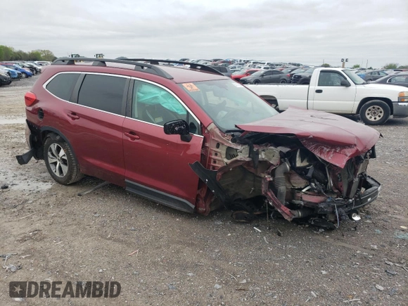 2019 Subaru Ascent Premium with VIN 4S4WMAFD8K3480008, listed as a Copart auction lot 52114805 with 113,097 mi miles and Salvage title. Bid and sale history available at DreamBid. Image 4.