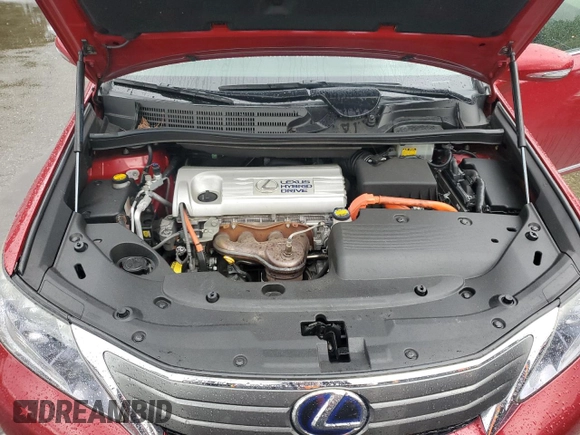 2010 Lexus HS 250h with VIN JTHBB1BA7A2015288, listed as a Copart auction lot 47601955 with 129,392 mi miles and Salvage Title. Bid and sale history available at DreamBid. Image 11.