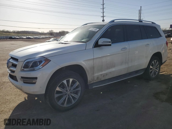 2014 Mercedes-Benz GL 450 z VIN 4JGDF7CE0EA395164, wystawiony jako Copart lot #51081185 z przebiegiem 92 321 mil mil oraz Szkody całkowita. Historia ofert i sprzedaży dostępna na DreamBid. Obrazek 1.