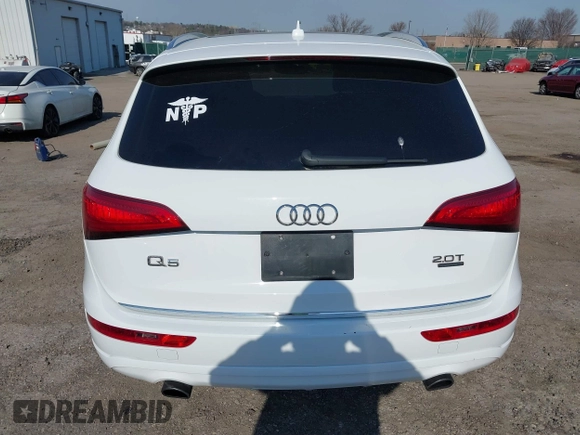 2016 Audi Q5 Premium with VIN WA1C2AFP1GA124679, listed as a IAAI auction lot 41775443 with 88,546 mi miles and . Bid and sale history available at DreamBid. Image 16.