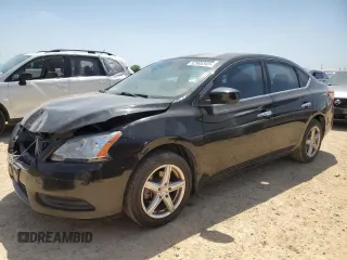 2013 Nissan Sentra SV with VIN 1N4AB7AP9DN906696, listed as a Copart auction lot 52985345 with 72,210 mi miles and Salvage Title. Bid and sale history available at carsss.com. Image 1.