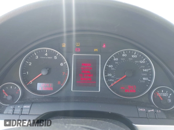 2008 Audi A4 2.0T z VIN WAUDF78E38A054937, wystawiony jako IAAI lot #41747241 z przebiegiem 85 306 mil mil oraz . Historia ofert i sprzedaży dostępna na DreamBid. Obrazek 7.