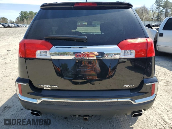 2016 GMC Terrain SLE with VIN 2GKFLTE38G6184695, listed as a Copart auction lot 52087925 with 80,641 mi miles and Salvage Title. Bid and sale history available at DreamBid. Image 6.