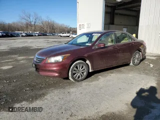 2012 Honda Accord EX with VIN 1HGCP2E76CA128561, listed as a Copart auction lot 49511655 with 223,820 mi miles and Clean title. Bid and sale history available at DreamBid. Image 1.