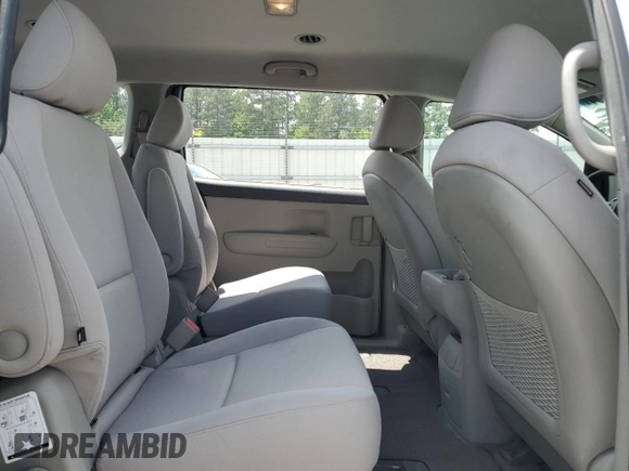 2015 Kia Sedona L with VIN KNDMA5C17F6022132, listed as a Copart auction lot 57431604 with 54,583 mi miles and Salvage Title. Bid and sale history available at carsss.com. Image 11.
