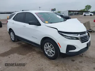 2022 Chevrolet Equinox LS z VIN 2GNAXHEV8N6132996, wystawiony jako IAAI lot #42146584 z przebiegiem 47 657 mil mil oraz . Historia ofert i sprzedaży dostępna na DreamBid. Obrazek 1.