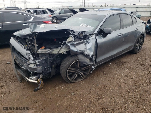 2020 Volvo S60 R-Design with VIN 7JRA22TM4LG032424, listed as a Copart auction lot 80709904 with 41,331 mi miles and Salvage Title. Bid and sale history available at carsss.com. Image 1.