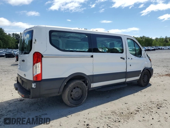 2019 Ford Transit with VIN 1FTYE1YM6KKB46220, listed as a Copart auction lot 56470595 with 38,069 mi miles and Salvage title. Bid and sale history available at DreamBid. Image 3.