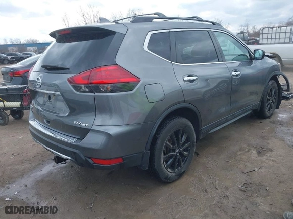 2017 Nissan Rogue SV with VIN 5N1AT2MV6HC830212, listed as a IAAI auction lot 41868209 with 48,152 mi miles. Bid and sale history available at carsss.com. Image 4.