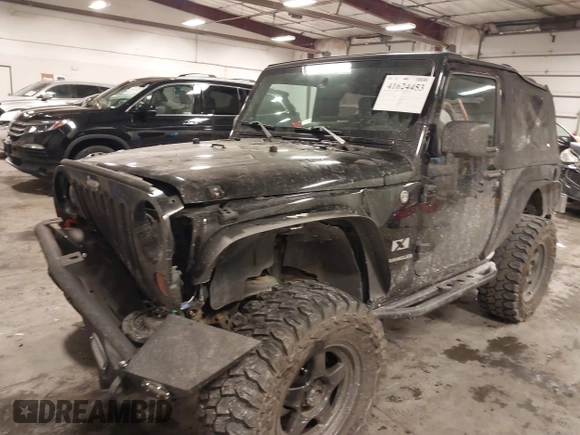 2007 Jeep Wrangler X with VIN 1J4FA24117L126599, listed as a IAAI auction lot 41624453 with 86,963 mi miles and . Bid and sale history available at carsss.com. Image 18.