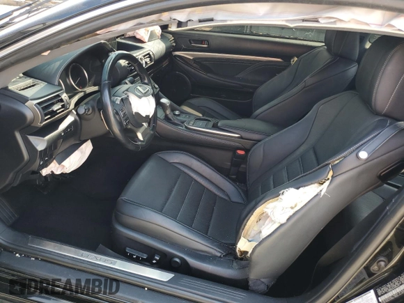 2016 Lexus RC 300 F Sport with VIN JTHSM5BC4G5002041, listed as a Copart auction lot 59631395 with 105,699 mi miles and Salvage title. Bid and sale history available at DreamBid. Image 7.