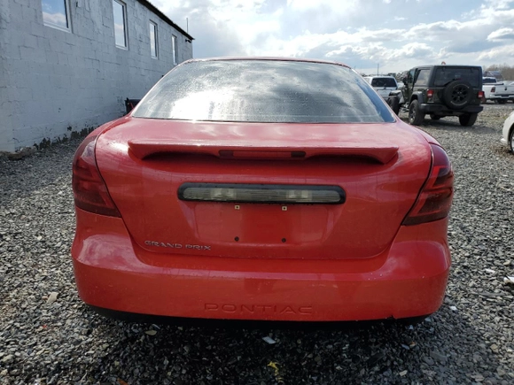 2008 Pontiac Grand Prix with VIN 2G2WP552381131361, listed as a Copart auction lot 53310555 with 143,980 mi miles and Salvage Title. Bid and sale history available at carsss.com. Image 6.
