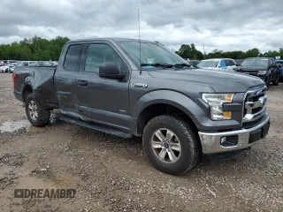 2017 Ford F-150 XL with VIN 1FTEX1EP0HFC32474, listed as a Copart auction lot 63428025 with 97,151 mi miles and Salvage title. Bid and sale history available at DreamBid. Image 4.