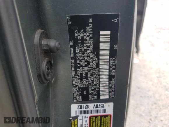 2014 Toyota Sienna LE AAS with VIN 5TDKK3DC5ES423802, listed as a Copart auction lot 69075824 with Not Provided miles and Salvage Title. Bid and sale history available at DreamBid. Image 14.