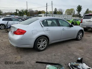 2013 Infiniti G37 x with VIN JN1CV6AR7DM356347, listed as a Copart auction lot 52612295 with 163,965 mi miles and Salvage Title. Bid and sale history available at carsss.com. Image 3.