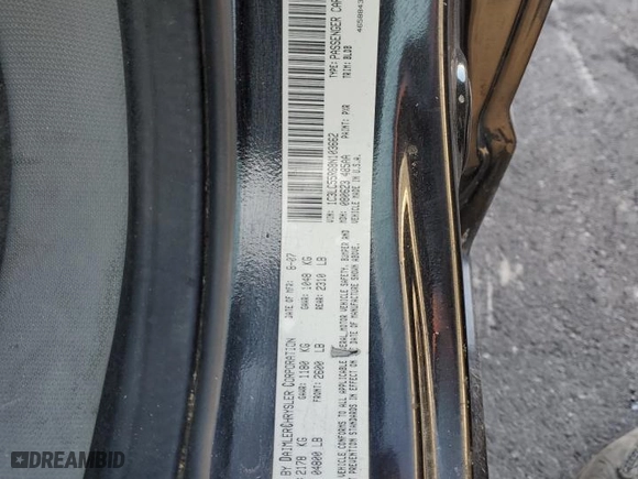 2008 Chrysler Sebring Touring with VIN 1C3LC55R68N103662, listed as a Copart auction lot 83192284 with 140,649 mi miles and Salvage Title. Bid and sale history available at carsss.com. Image 12.