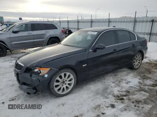2006 BMW 3 Series 330xi with VIN WBAVD33546KV60262, listed as a Copart auction lot 87508765 with 249,826 mi miles and Salvage Title. Bid and sale history available at carsss.com. Image 1.
