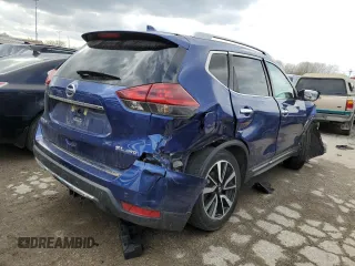2019 Nissan Rogue SL with VIN 5N1AT2MV2KC826052, listed as a Copart auction lot 46827424 with 0 mi miles and Salvage Title. Bid and sale history available at carsss.com. Image 3.