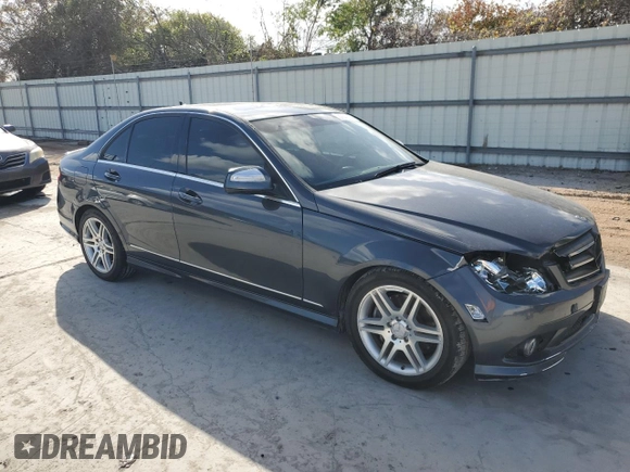 2008 Mercedes-Benz C 350 Sport with VIN WDDGF56X78F181479, listed as a Copart auction lot 85541024 with 153,099 mi miles and Salvage Title. Bid and sale history available at DreamBid. Image 4.