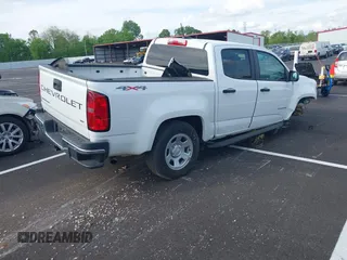 2022 Chevrolet Colorado 4WD Work Truck with VIN 1GCGTBEN6N1127343, listed as a IAAI auction lot 42106816 with 26,676 mi miles and . Bid and sale history available at DreamBid. Image 4.