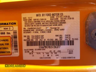 2018 Ford Mustang GT with VIN 1FA6P8CF8J5126377, listed as a Copart auction lot 88294875 with 142,465 mi miles and Salvage Title. Bid and sale history available at carsss.com. Image 12.