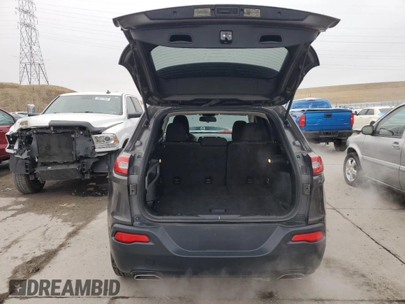 2017 Jeep Cherokee Latitude with VIN 1C4PJMCS3HW615831, listed as a Copart auction lot 48176165 with 103,633 mi miles and Salvage Title. Bid and sale history available at carsss.com. Image 6.