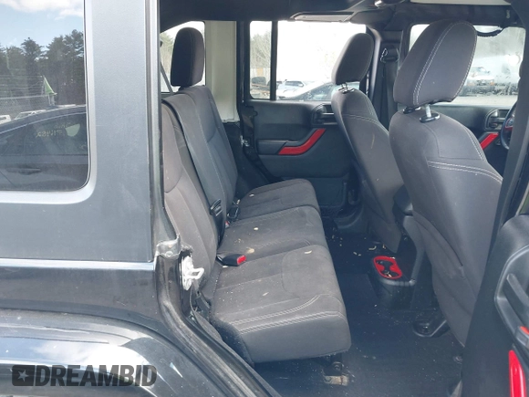 2017 Jeep Wrangler Unlimited Sahara with VIN 1C4BJWEG8HL711566, listed as a IAAI auction lot 42047290 with 147,789 mi miles and . Bid and sale history available at DreamBid. Image 8.