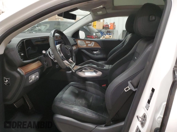 2022 Mercedes-Benz GLE 53 AMG with VIN 4JGFD6BB2NA823655, listed as a Copart auction lot 53130005 with 15,657 mi miles and Clean title. Bid and sale history available at DreamBid. Image 7.