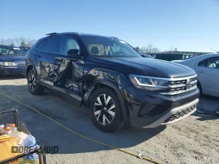 2022 Volkswagen Atlas SE with VIN 1V2DC2CA6NC219879, listed as a Copart auction lot 87439484 with 35,853 mi miles and Salvage title. Bid and sale history available at DreamBid. Image 4.