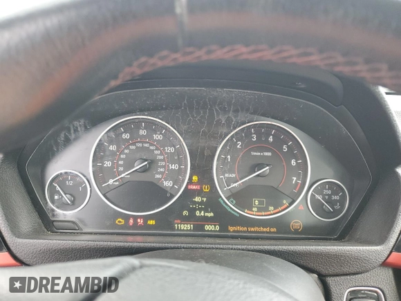 2012 BMW 3 Series 335i with VIN WBA3A9C5XCF077642, listed as a Copart auction lot 49731965 with 119,251 mi miles and Salvage title. Bid and sale history available at DreamBid. Image 9.