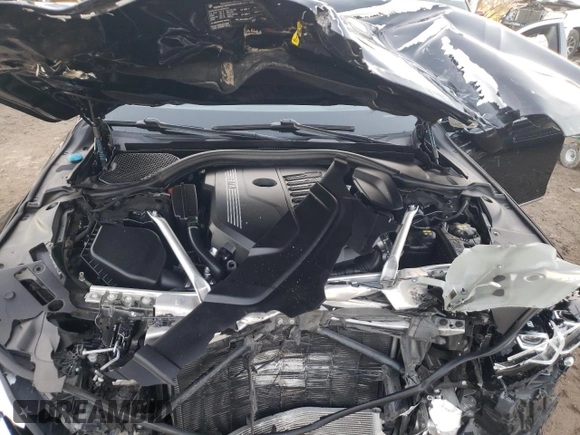 2020 BMW 7 Series 740i with VIN WBA7T2C07LGL17103, listed as a Copart auction lot 88327695 with 0 mi miles and Salvage Title. Bid and sale history available at carsss.com. Image 11.