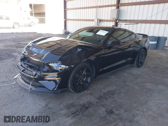 2020 Ford Mustang EcoBoost with VIN 1FA6P8TH4L5157985, listed as a IAAI auction lot 41836656 with 80,343 mi miles. Bid and sale history available at carsss.com. Image 2.