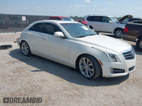 2013 Cadillac ATS Premium z VIN 1G6AE5S35D0129175, wystawiony jako IAAI lot #42037872 z przebiegiem 95 747 mil mil oraz . Historia ofert i sprzedaży dostępna na DreamBid. Obrazek 1.
