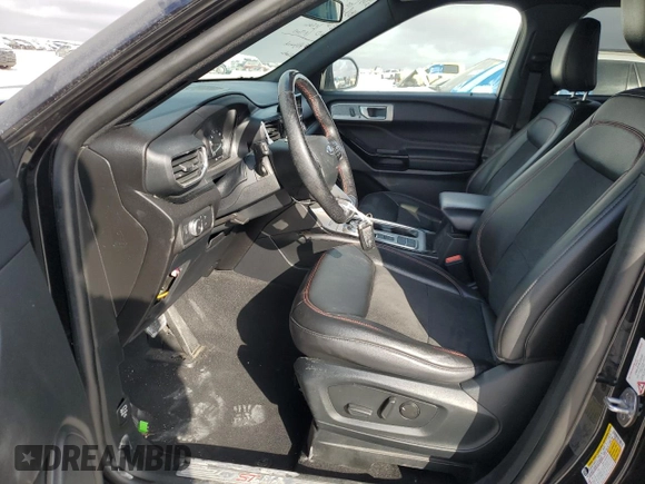 2022 Ford Explorer ST-Line with VIN 1FMSK7KH1NGA28334, listed as a Copart auction lot 75318684 with 44,802 mi miles and Salvage Title. Bid and sale history available at carsss.com. Image 7.