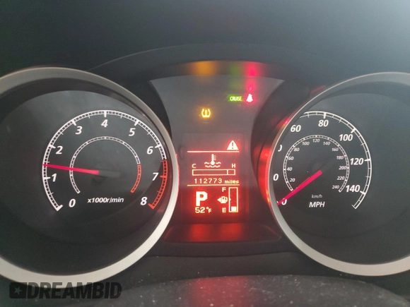 2013 Mitsubishi Lancer ES with VIN JA32U2FU7DU006667, listed as a Copart auction lot 76293024 with 112,773 mi miles and Salvage Title. Bid and sale history available at DreamBid. Image 9.