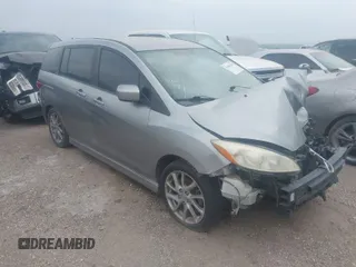 2012 Mazda 5 Touring with VIN JM1CW2CL9C0128075, listed as a IAAI auction lot 41886362 with 139,262 mi miles. Bid and sale history available at carsss.com. Image 1.