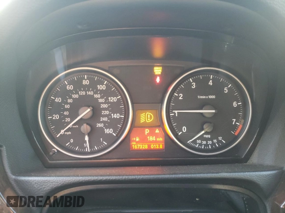2011 BMW 3 Series 328i with VIN WBAPH5C58BA441154, listed as a Copart auction lot 50467185 with 167,328 mi miles and Salvage Title. Bid and sale history available at carsss.com. Image 9.