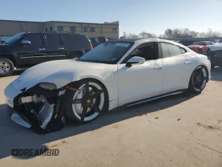 2020 Porsche Taycan Turbo with VIN WP0AC2Y13LSA71077, listed as a Copart auction lot 41406425 with Not provided miles and Salvage title. Bid and sale history available at DreamBid. Image 1.