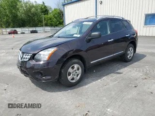 2015 Nissan Rogue S z VIN JN8AS5MV4FW255763, wystawiony jako Copart lot #61135845 z przebiegiem 155 166 mil mil oraz Szkoda całkowita • Salvage title. Historia ofert i sprzedaży dostępna na DreamBid. Obrazek 1.