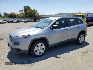 2015 Jeep Cherokee Sport with VIN 1C4PJLABXFW573085, listed as a Copart auction lot 65019735 with 78,181 mi miles and Clean title. Bid and sale history available at DreamBid. Image 1.