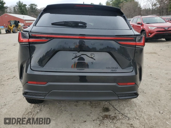 2025 Lexus NX 350 z VIN 2T2AGCEZ8SC080841, wystawiony jako Copart lot #53203235 z przebiegiem 543 mil mil oraz Szkoda całkowita • Salvage title. Historia ofert i sprzedaży dostępna na DreamBid. Obrazek 6.