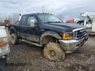 2001 Ford Super Duty F-250 XL with VIN 3FTNX21S01MA38579, listed as a Copart auction lot 45288425 with 133,912 mi miles and Salvage Title. Bid and sale history available at carsss.com. Image 4.