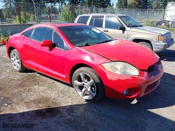 2006 Mitsubishi Eclipse GT with VIN 4A3AK34T36E033796, listed as a IAAI auction lot 41432132 with 1 mi miles. Bid and sale history available at carsss.com. Image 1.