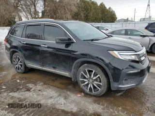 2021 Honda Pilot Touring 8-Passenger with VIN 5FNYF6H98MB500048, listed as a Copart auction lot 46789315 with 89,974 mi miles and Salvage title. Bid and sale history available at DreamBid. Image 4.