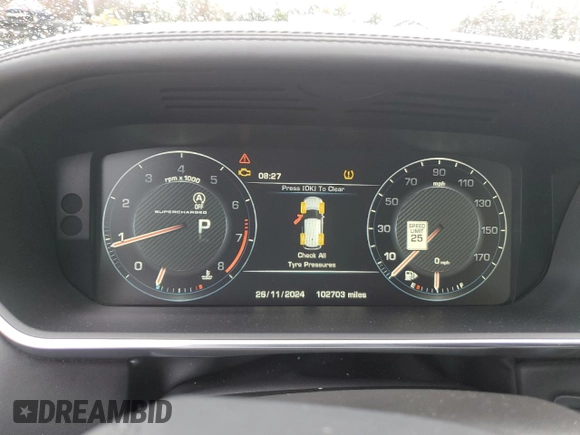 2015 Land Rover Range Rover Autobiography with VIN SALGV2TFXFA217448, listed as a Copart auction lot 81791184 with 102,703 mi miles and Salvage title. Bid and sale history available at DreamBid. Image 9.