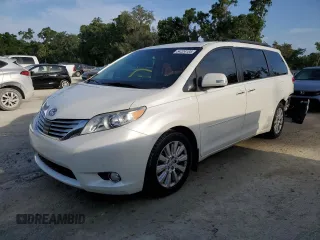 2013 Toyota Sienna XLE AAS with VIN 5TDYK3DC6DS402661, listed as a Copart auction lot 54224185 with 108,061 mi miles and Salvage Title. Bid and sale history available at carsss.com. Image 1.
