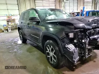 2024 Jeep Grand Cherokee Limited z VIN 1C4RJHBG7RC166637, wystawiony jako Copart lot #47557925 z przebiegiem 5 551 mil mil oraz Szkoda całkowita • Salvage title. Historia ofert i sprzedaży dostępna na DreamBid. Obrazek 14.